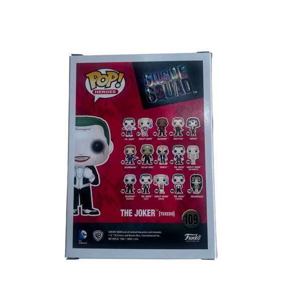 The Joker [Tuxedo} from Suicide Squad #109 Funko POP Released in 2016 - Picture 4 of 6